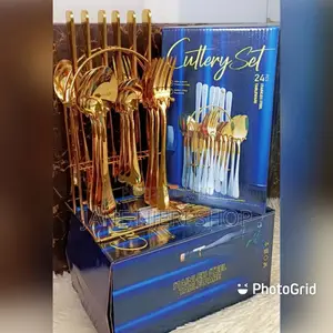 24 Pieces Gold Spoons