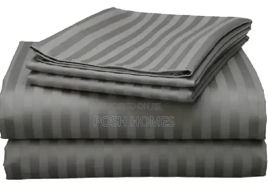 Cotton Stripped Bedsheets