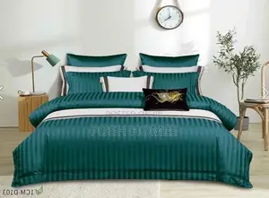Cotton Stripped Duvet Cover Set