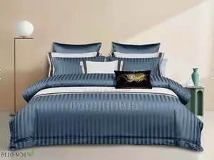 Cotton Stripped Duvet Cover Set