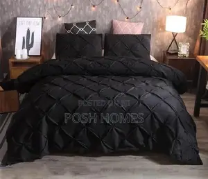 Pinch Pleat Pintuck Duvet Cover Set