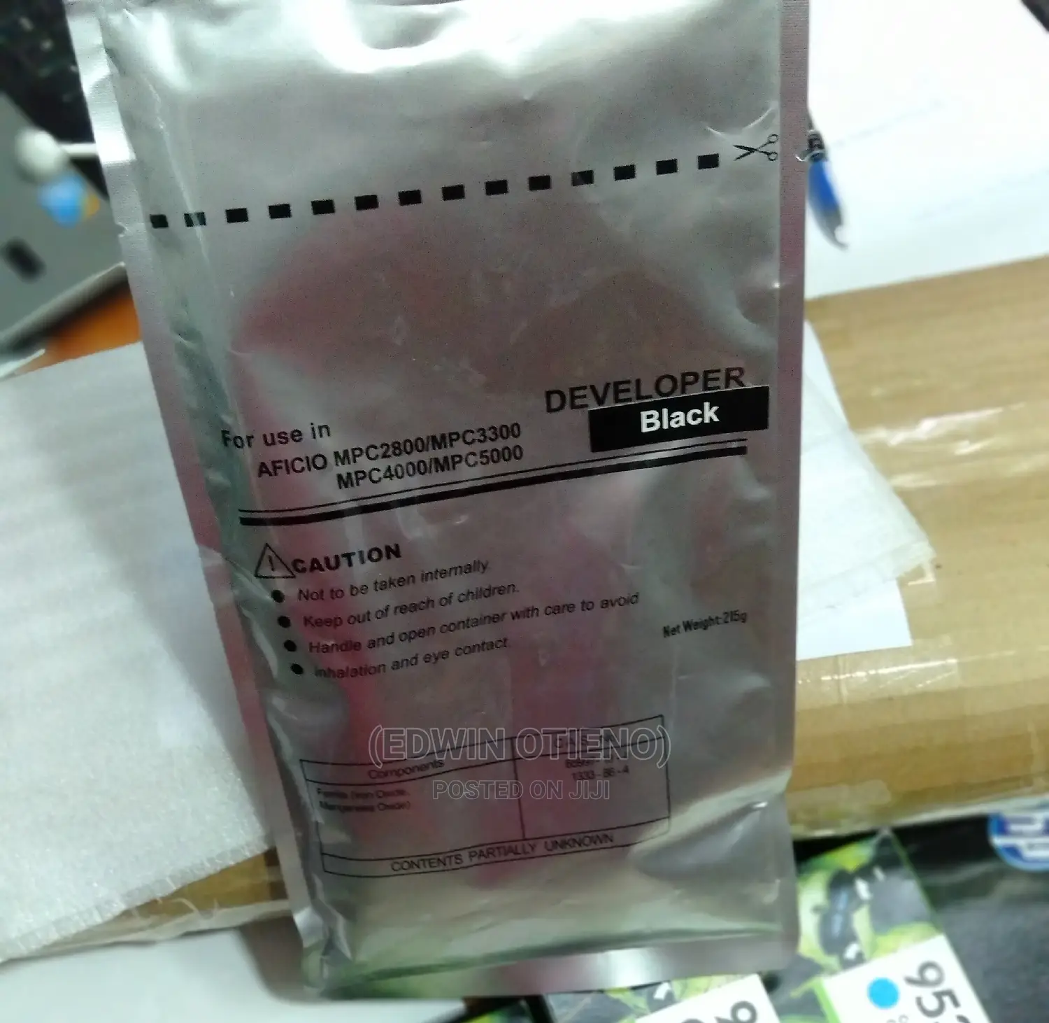Black Developer for Ricoh Mpc2800
