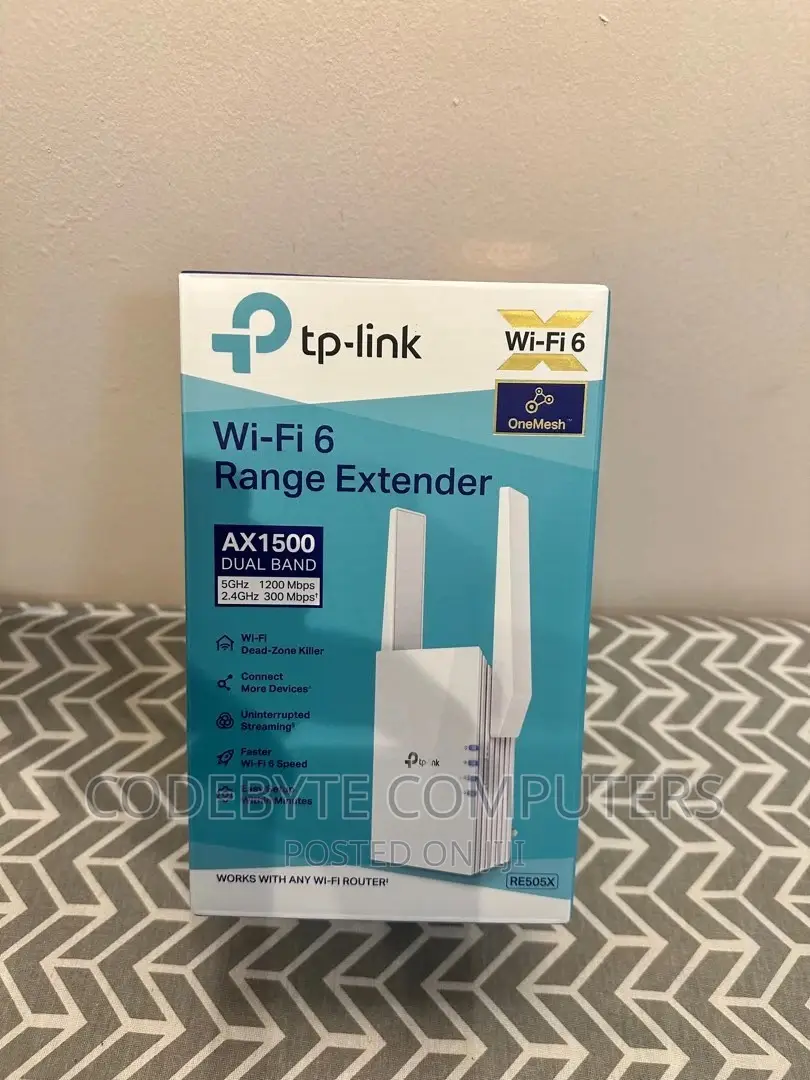 Tp-link (Re505x) Ax1500 Extender Internet Booster, Wifi 6