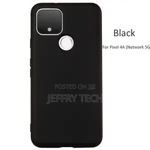 Anti-Knock Soft Black TPU Case for Google Pixel 4a