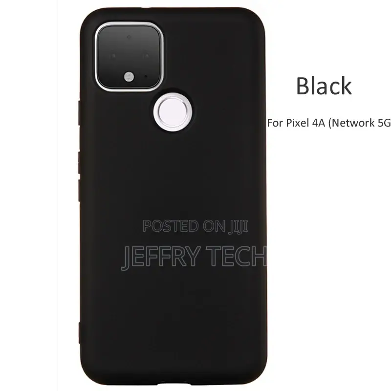 Anti-Knock Soft Black TPU Case for Google Pixel 4a