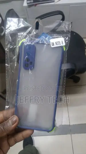 Square Smoke Case for Redmi Note 8 Mobile Back Cover