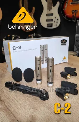 C-2 Two Matched Studio Condenser Microphone Behringer C-2