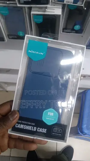 NILLKIN for Samsung Galaxy A24 Camshield Slide Camera Blue