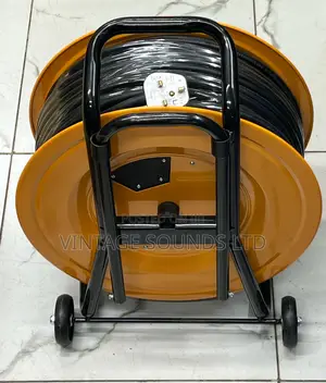 100M Industrial Power Extension Cable Reel 2.5mm Wt/4 Socket