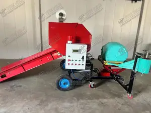 Diesel Corn Silage Wrapping Mini Round Hay Baler Machine