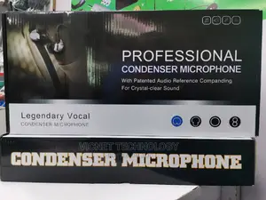 Podcast Condenser Microphone With Sound Card