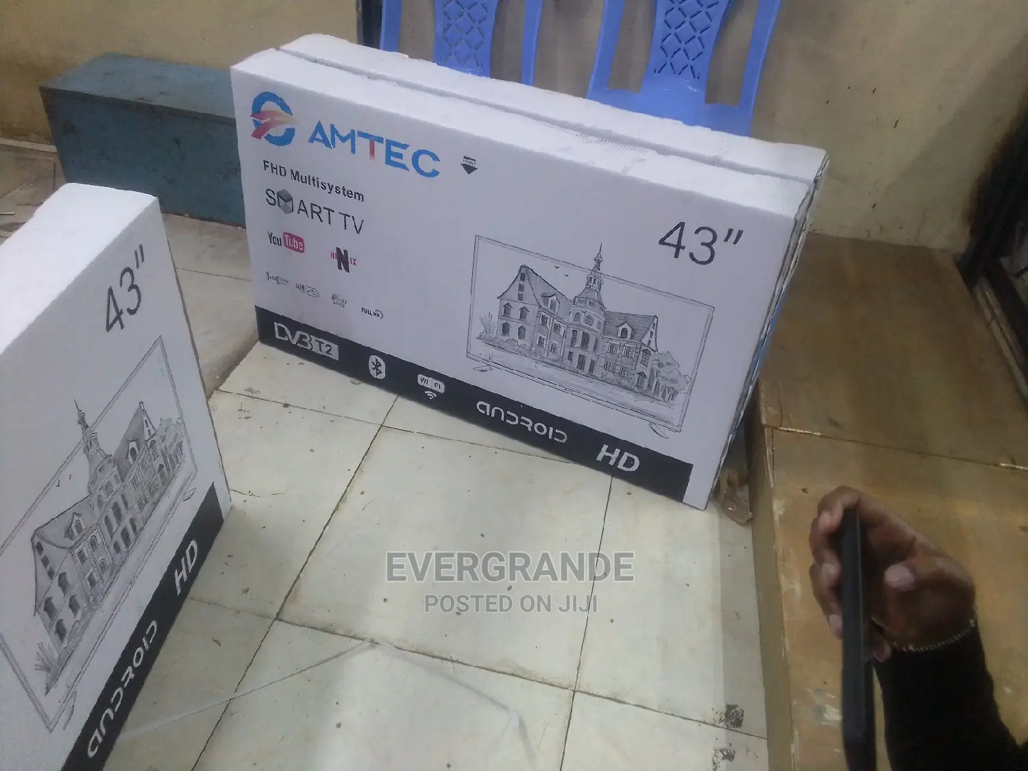 Amtec 43 Inches Smart Android Frameless