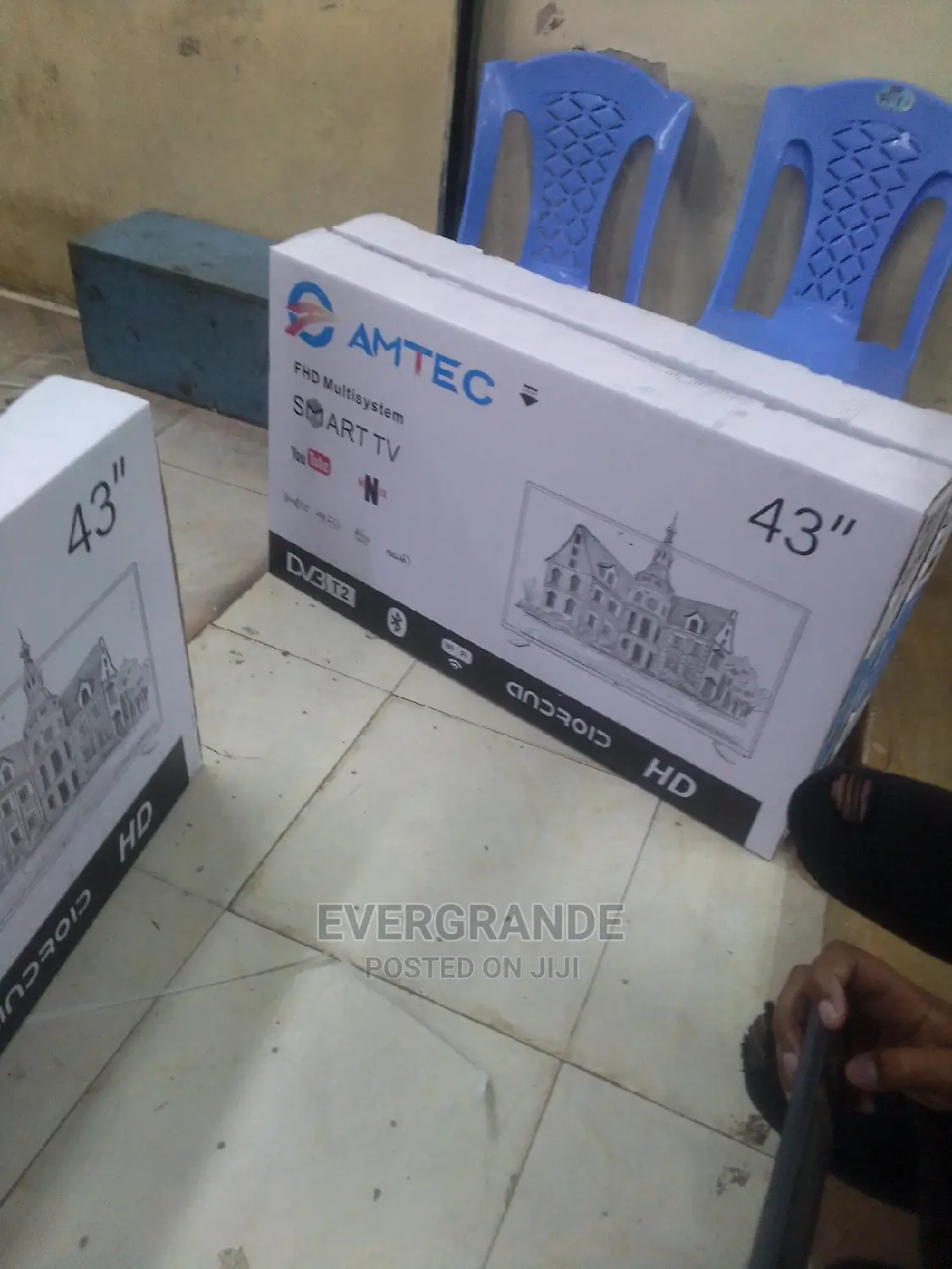 Amtec 43 Inches Smart Android Frameless With Bluetooth