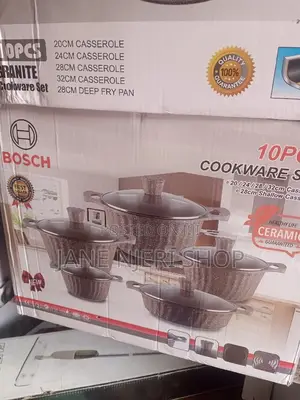 Bosch 10 Pieces Cookware Ceramic