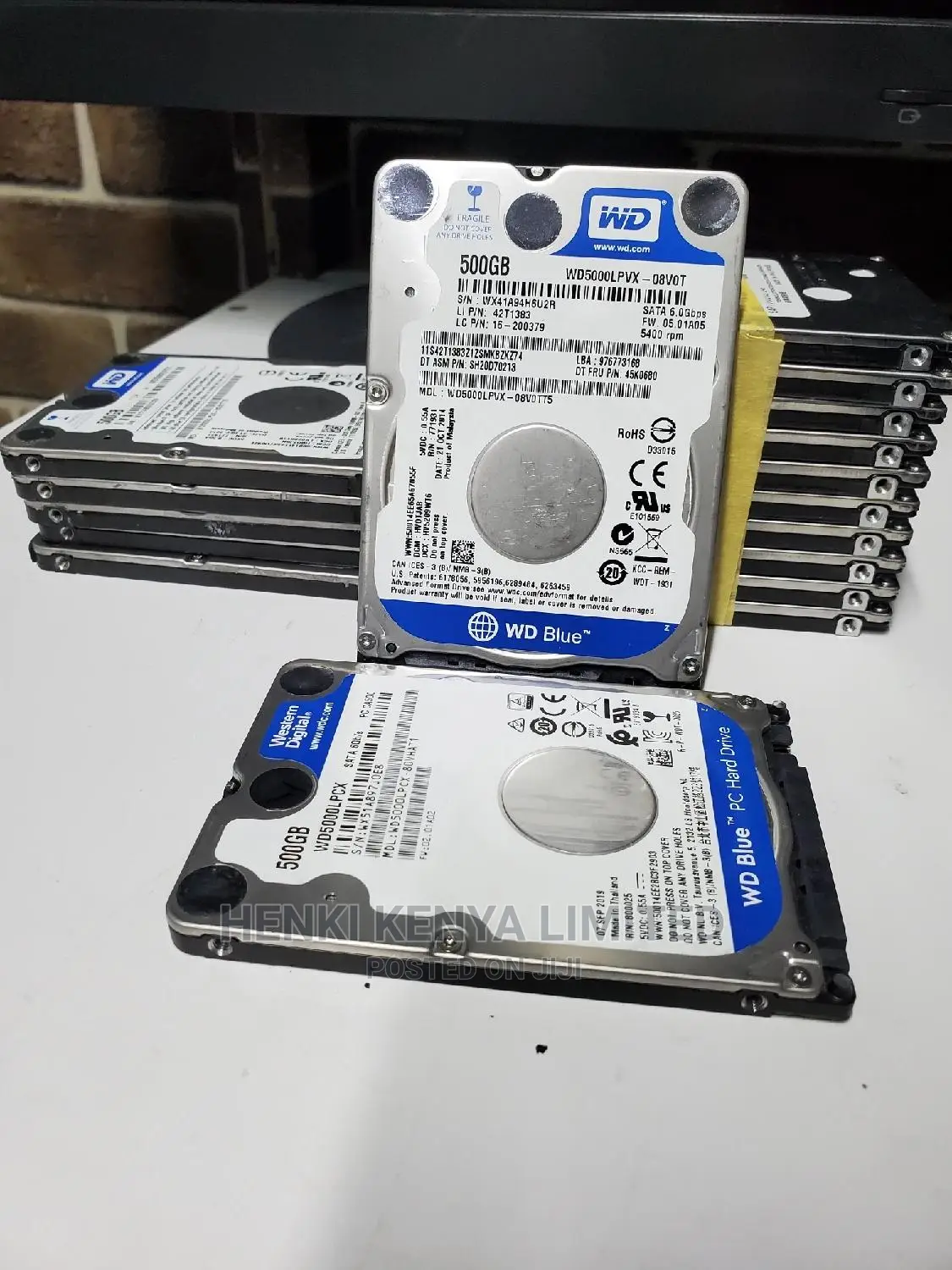 Slim 500gb Hard Drive/Disk/Sata for Laptop