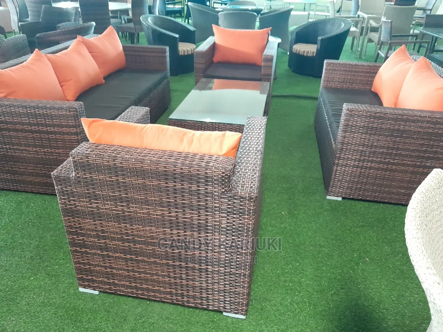 7 Seater Landscape Sofa Plus a Table