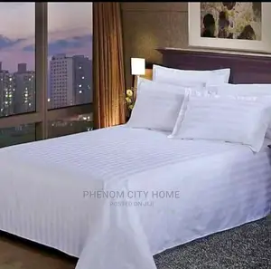 Stripped Cotton Bedsheet