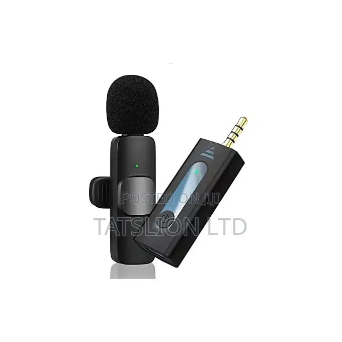 Wireless 3.5mm Lapel Noise Reduction Microphone