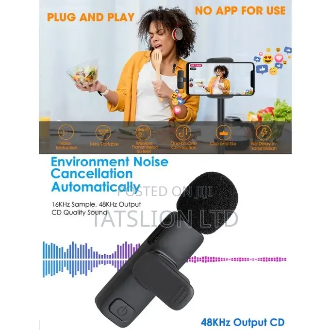  iPhone Wireless Microphone Sinle