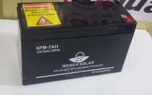Unique Wenda Solar Ups Battery 12V 6fm 7ah