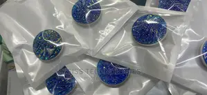 Blue Fancy Pop Socket.