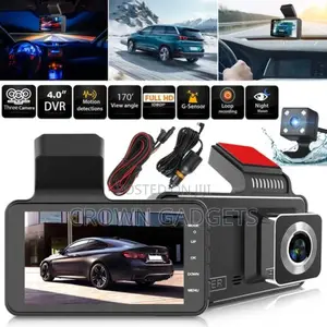 Dual Lens Vehicle Blackbox DVR Full HD 1296P Camera