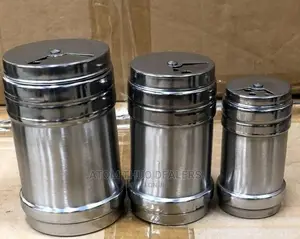 3 PCS Stainless Salt Shaker