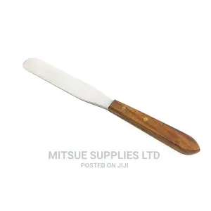Pair of Spatula for Chemist W/Wooden Handle Flat Scoop 10'