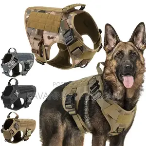 Tactical Molle Dog Military Harness Train Medium Large Dog