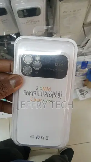 2mm Transparent Silicone Case With Camera Cover for iPhone 1