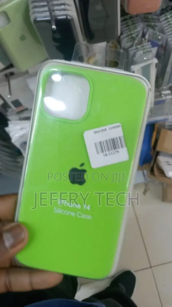 Neon Green Silicone iPhone 14 Case