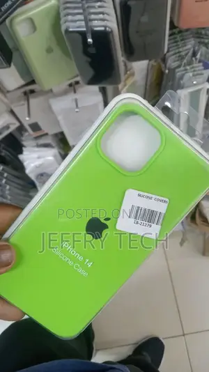 Neon Green Silicone iPhone 14 Case