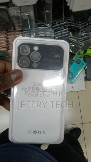 2mm Transparent Silicone Case With Camera iPhone 13 PRO Max