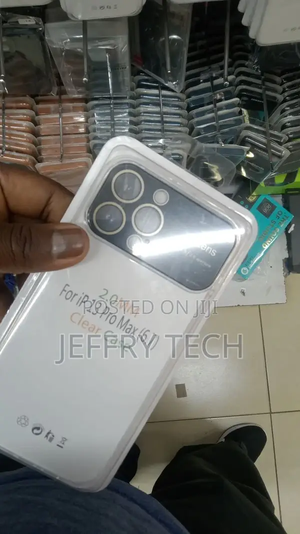 2mm Transparent Silicone Case With Camera iPhone 13 PRO Max