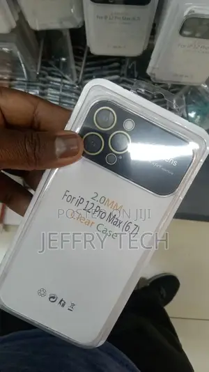 2mm Thick Clear TPU Phone Case for iPhone 12 Pro Max