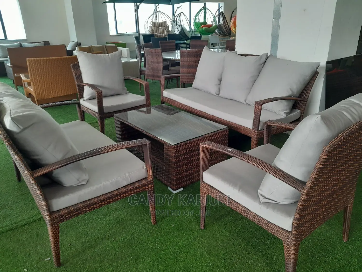 Comfy 7 Seater Outdoor Sofa