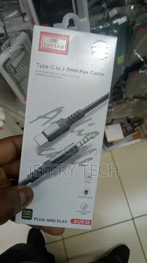 Earldom TYPE- C to 3.5mm Audio Aux Cable 3.5mm Male to USB-C