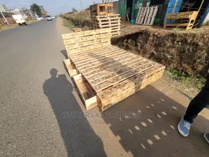 Pallets Bed With Big Drawers - 5*6 Pallet Bed With Storage