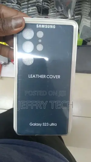 Leather Blue Case for Samsung Galaxy S23 Ultra Case