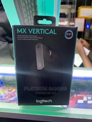 Logitech MX Vertical Wireless Mouse-Reduces Muscle Strain