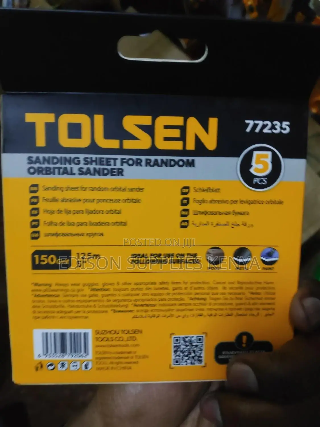 Sand Paper Sanding Sheets for Random Orbital Sander 150 Grit