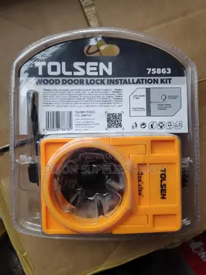 Tolsen 4pcs Wood Door Lock Installation Hole Saw Set - 75863
