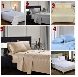 Striped Cotton Bedsheets