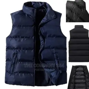 Branding Printing Plain Smart Quality Padded Men Half Coats