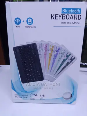 RGB Bluetooth Keyboard Rechargeable+Wifi