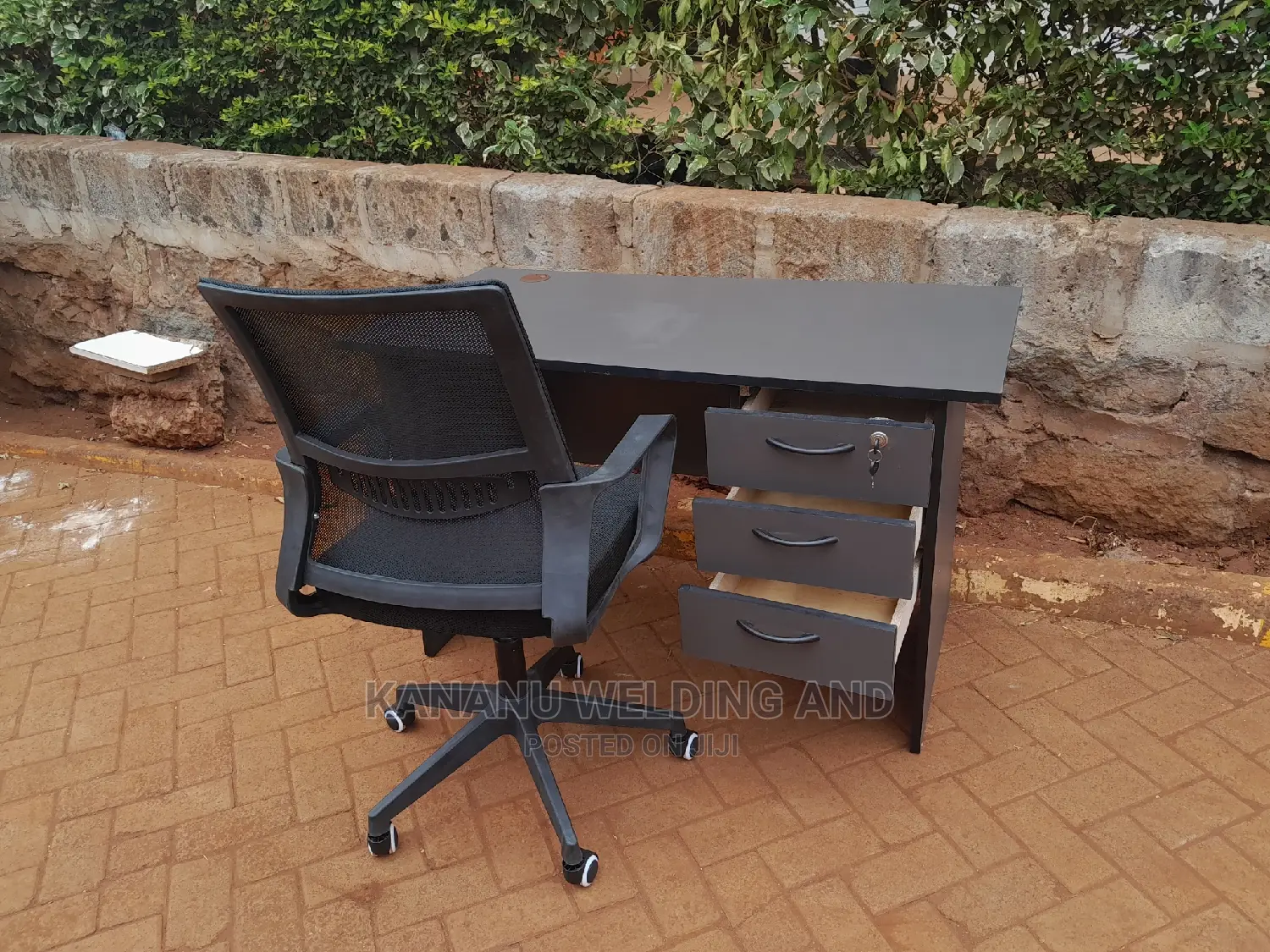 Office Desk and Office Chair
