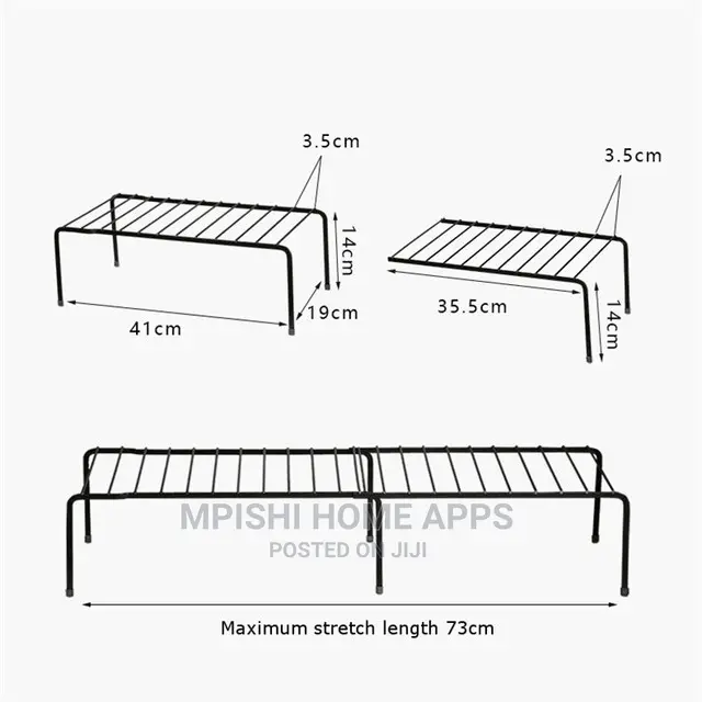 Expandable Metallic Shelf