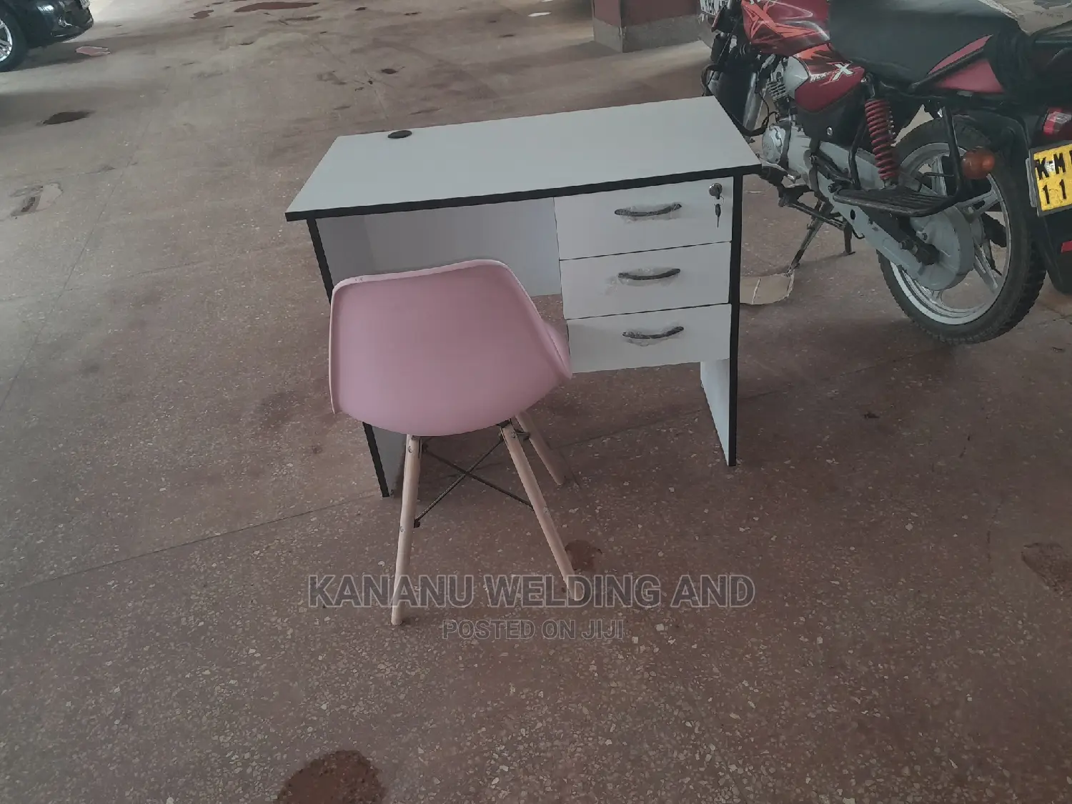 Office Desk and Eames Chair