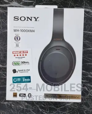 Sony Wh-1000xm4 Noise Cancelling Headphones Wireless