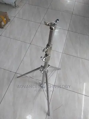 Silver Stainless Heavy Duty Light Stand 2.7m